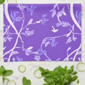 Lavendel Boho Chic Bladeren Theedoek (Gevouwen)