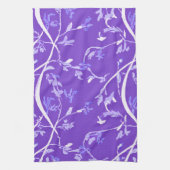 Lavendel Boho Chic Bladeren Theedoek (Verticaal)