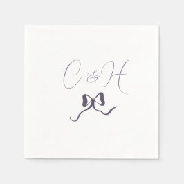 lavendel boog bruiloft servet