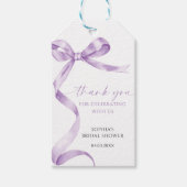 Lavendel Boog Douche Favoriet Gift Label Cadeaulabel (Voorkant)