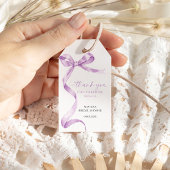 Lavendel Boog Douche Favoriet Gift Label Cadeaulabel