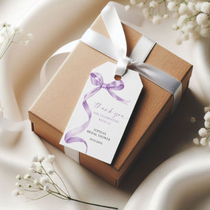 Lavendel Boog Douche Favoriet Gift Label Cadeaulabel