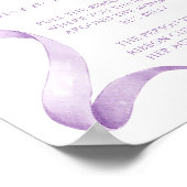 Lavendel Boog Hoe groot is het buikdouchespel van  Poster (Hoek)