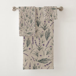 Lavendel Botanisch Bad Handdoek Set