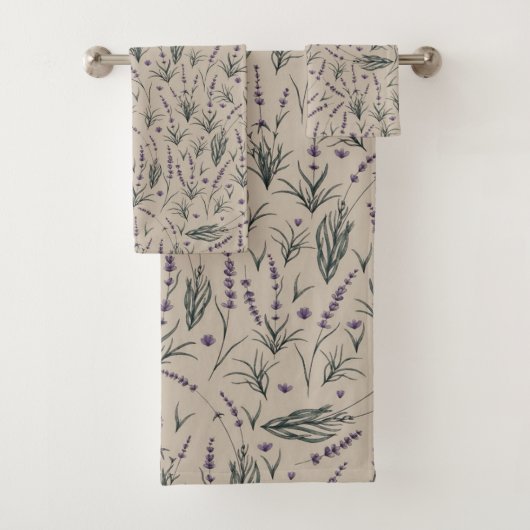 Lavendel Botanisch Bad Handdoek Set (Insitu)