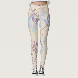 Lavendel Botanisch | Elegante Pastel Bloemen Leggings