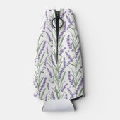 Lavendel Botanisch Patroon Flesjeskoeler (Achterkant)