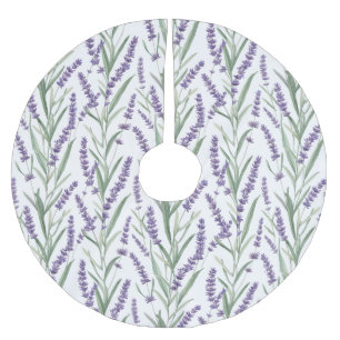 Lavendel Botanisch Patroon Kerstboom Rok