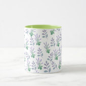 Lavendel Botanisch Patroon Mok (Midden)