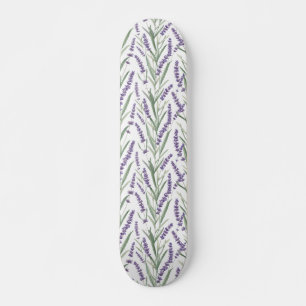 Lavendel botanisch patroon persoonlijk skateboard