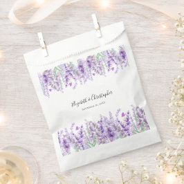 Lavendel Botanische Bloem Paars Groen Huwelijk Bedankzakje