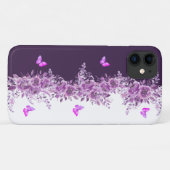 Lavendel Botanische Bloemen Hoesje (Achterkant (horizontaal))