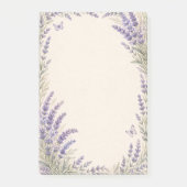 Lavendel Botanische Rand Post-it® Notes (Voorkant)