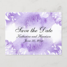 Lavendel Botanische RSVP Bruiloft