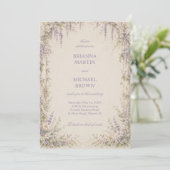 Lavendel Botanische Vintage Kaart (Staand voorkant)