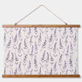 Lavendel Botanische Wandtapijt – Vintage Bloemen Hangend Wandkleed