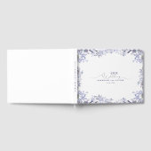 Lavendel Botanische Waterverf bruiloft gastenboek (Volledig)