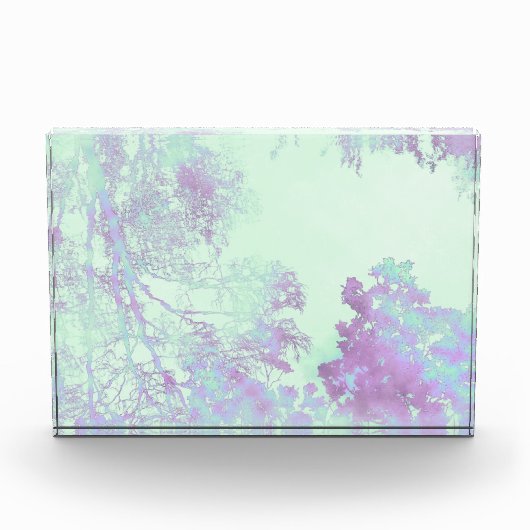Lavendel Breedbladige Mist Fotoblokken (Voorkant)