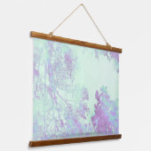 Lavendel Breedbladige Mist Hangend Wandkleed (Gebogen)