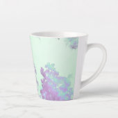 Lavendel Breedbladige Mist Latte Mok (Rechts)