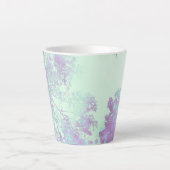 Lavendel Breedbladige Mist Latte Mok (Voorkant)