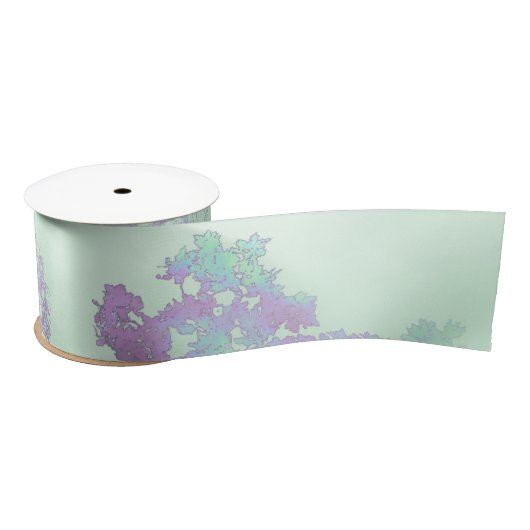 Lavendel Breedbladige Mist Satijnen Lint (Spoel)