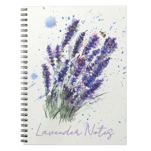 Lavendel Breeze Notitieboek (Voorkant)