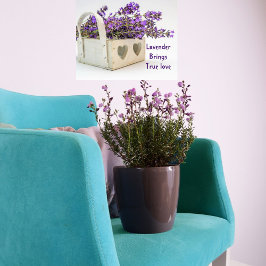 Lavendel brengt ware liefde Poster muurkunst
