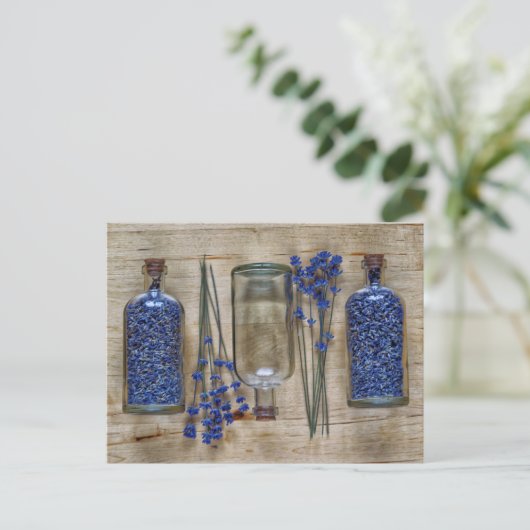 Lavendel Briefkaart (Staand voorkant)