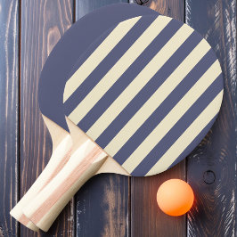 Lavendel Bries Polo Strepen en Effen Tafeltennisbatje