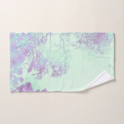 Lavendel Broadleaf Mist Bad Handdoek (Handdoek)