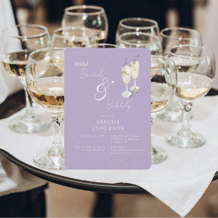 Lavendel Bruids Brunch & Bubble Shower Kaart