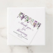 Lavendel Bruids Shower Favor Label (In situ)