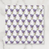 Lavendel bruidsmeisje bruiloft in een pot  bedankjes labels (Achterkant)