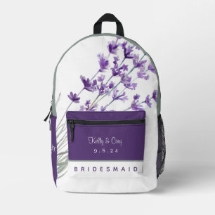 Lavendel bruidsmeisje rugzak