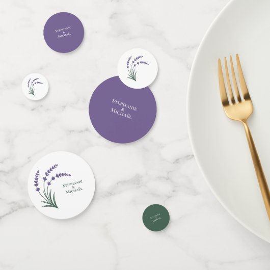 Lavendel Bruiloft Confetti (Groep)