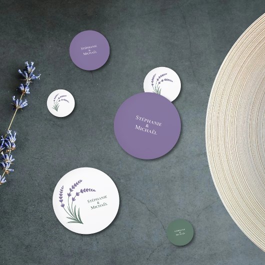 Lavendel Bruiloft Confetti