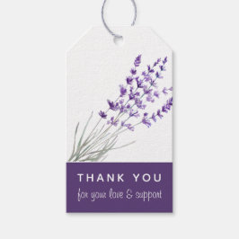 Lavendel bruiloft dank u cadeau Labels Cadeaulabel