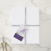 Lavendel bruiloft dank u cadeau Labels Cadeaulabel (Met Touw)