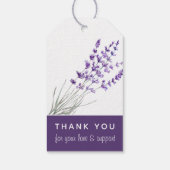 Lavendel bruiloft dank u cadeau Labels Cadeaulabel (Achterkant)