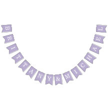 Lavendel bruiloft eenvoudige Paarse bruid & bruide