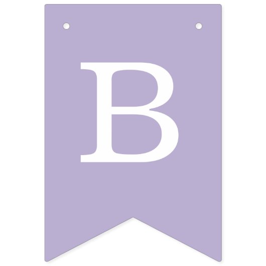 Lavendel bruiloft eenvoudige Paarse bruid & bruide Vlaggetjes (Eerste vlag)