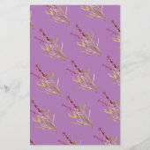  lavendel - bruiloft programma papier blad (Achterkant)