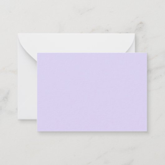 Lavendel bruiloft reactie RSVP Notitiekaartje (Achterkant)