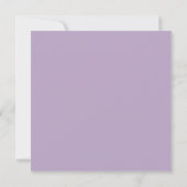 Lavendel Bruiloft Save De Datum Sjablonen Kaart (Achterkant)