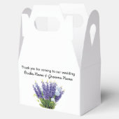 Lavendel Bruiloft Souvenirs Keepsakes Giveaways Bedankdoosjes (Geopend)