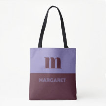 lavendel & bruine moderne naam op maat