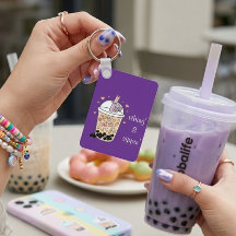 lavendel bubble theebedeling boba geluk glanzend s