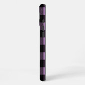 Lavendel Buffalo Plaid Geruite iPhone Hoesje (Linkerkant)