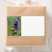 Lavendel Bumblebee Waterverf Etiket (Insitu)
